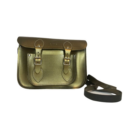 The Cambridge Satchel Company Women's Mini Satchel - Gold Saffiano - Picture 2 of 11